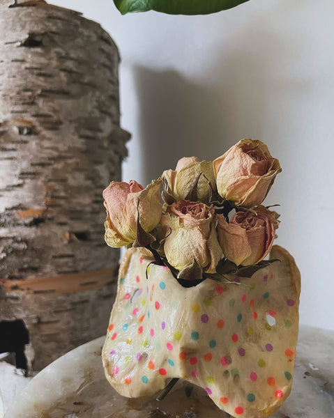 Atlas Bone Vase