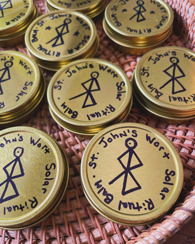 St. John’s Wort Solar Ritual Balm. Consecrate, Heal, & Protect.