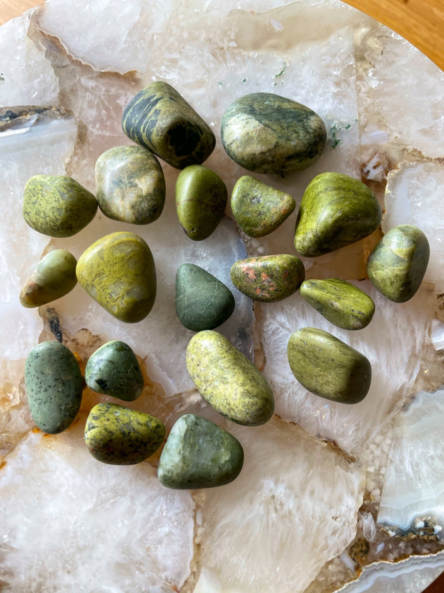 Epidote : Found & Tumbled