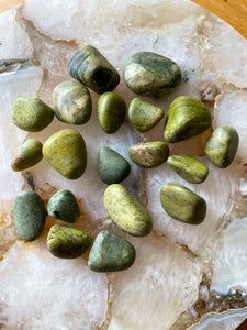 Epidote : Found & Tumbled