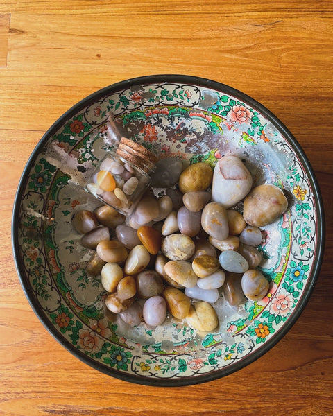 Sunny Quartz with Iron : Found & Tumbled