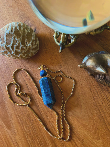 Lapis Lazuli Pendant with Hecate Perfume Inside