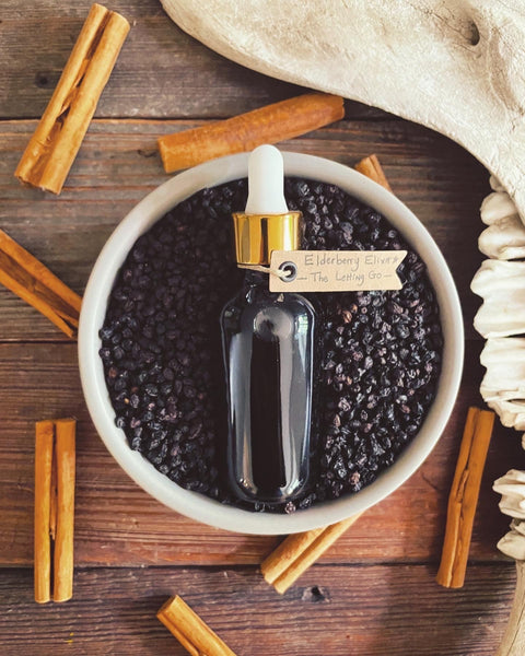 Elderberry Elixir with Clove: The Letting Go. Immune Support and Connection Through Ritual.