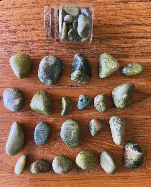 Epidote : Found & Tumbled