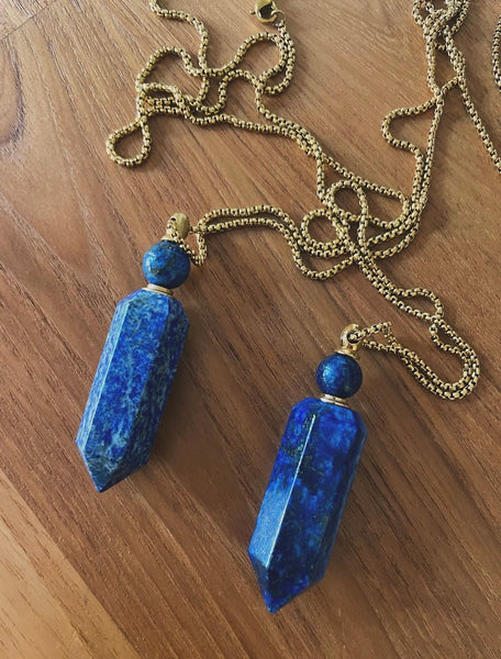 Lapis Lazuli Pendant with Hecate Perfume Inside