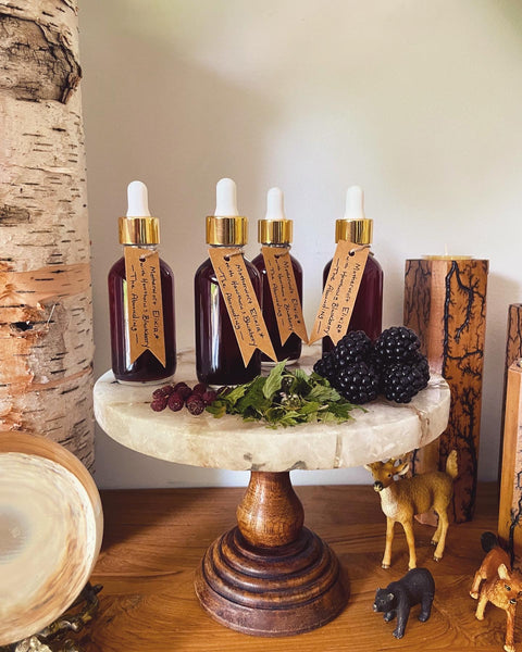 Summer Elixir Bundle: Lemon Balm Elixir, The Manifesting and Motherwort Elixir, The Abounding