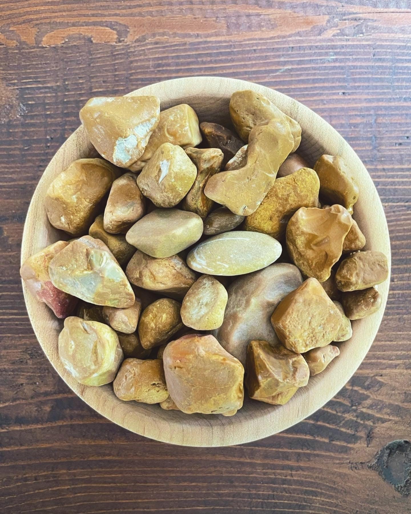 Yellow Jasper : Found & Tumbled – Acorn Moon Mercantile