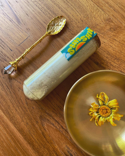 Sunny Honey Mask. Honey, Turmeric, & Yellow Clay.