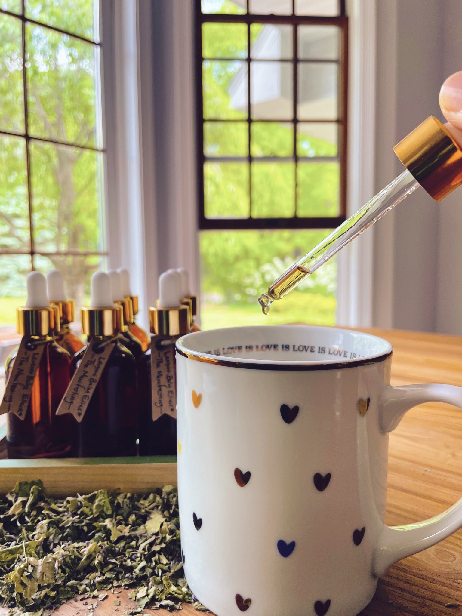 Summer Elixir Bundle: Lemon Balm Elixir, The Manifesting and Motherwort Elixir, The Abounding