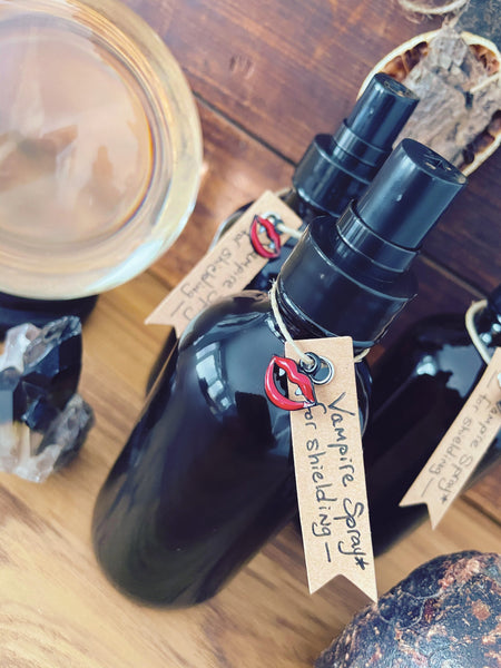 Vampire Room and Body Mist. Energy Vampires. Empath Protection. Dragon's Blood.