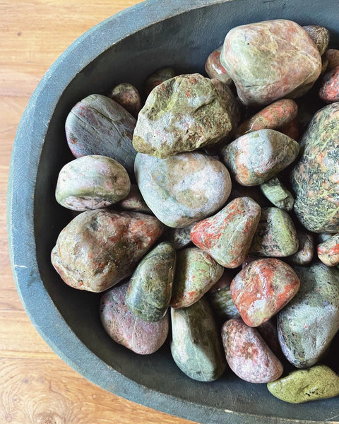 Unakite : Found & Tumbled