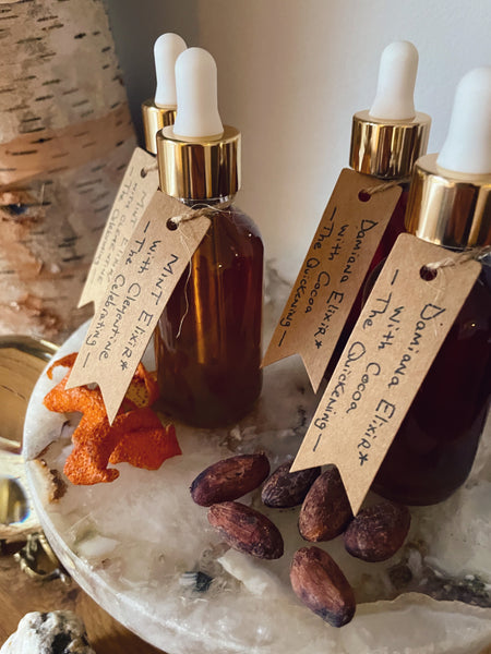Winter Elixir Bundle: Mint Elixir, The Celebrating and Damiana Elixir, The Quickening