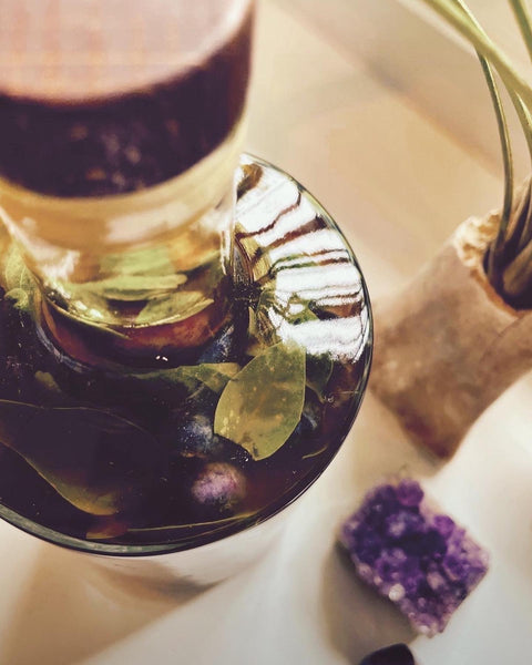 Tulsi Elixir with Blueberry: The Harvesting. Stress, Focus, and Balanced Wellbeing.