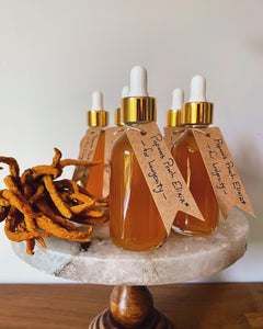 Popaw’s Peach Elixir. Gentleness, Longevity, & Protection.