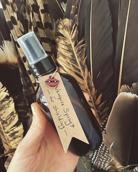 Vampire Room and Body Mist. Energy Vampires. Empath Protection. Dragon's Blood.
